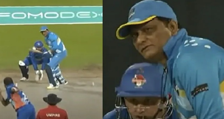 7 13 ક્રિકેટની પીચ પર 22 વર્ષ બાદ અઝહરે પુત્ર સાથે ભાગીદારી કરીને ટીમને વિજ્ય અપાવ્યો, વીડિયો વાયરલ