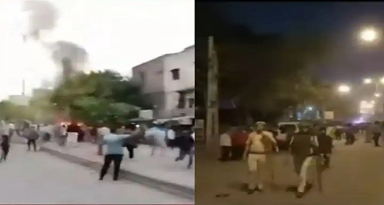 2 29 દિલ્હીના જહાંગીરપુરીમાં શોભાયાત્રા દરમિયાન પથ્થરમારો અને તોડફોડ,અનેક પોલીસકર્મીઓ ઘાયલ