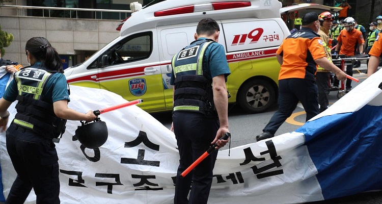 1 71 દક્ષિણ કોરિયાના ડેગુ શહેરની ઇમારતમાં ભીષણ આગ લાગતા 7 લોકોના મોત,35થી વધુ ઇજાગ્રસ્ત