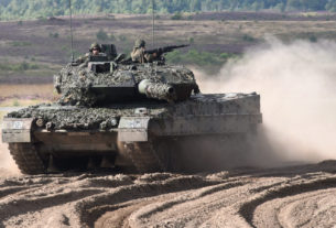 Leopard 2 tank in War