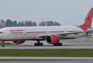 Embarrassing act in Air India