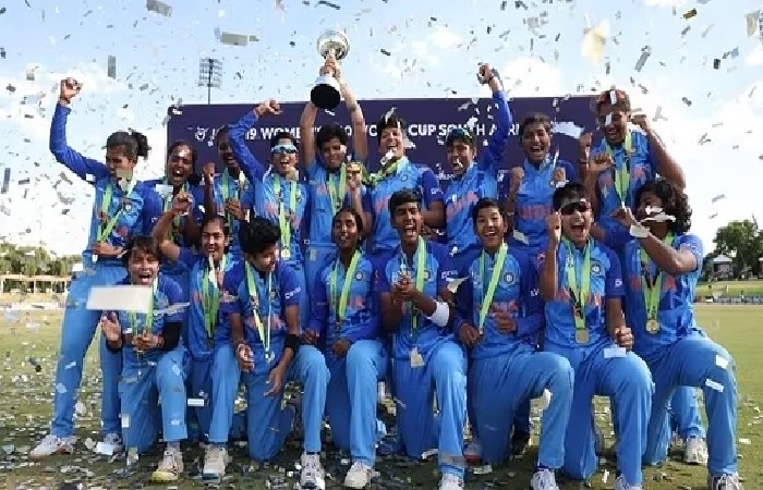 India Wins World cup અંડર-19 ટી-20 વીમેન્સ વર્લ્ડ કપમાં ભારત ઇંગ્લેન્ડને હરાવી ચેમ્પિયન