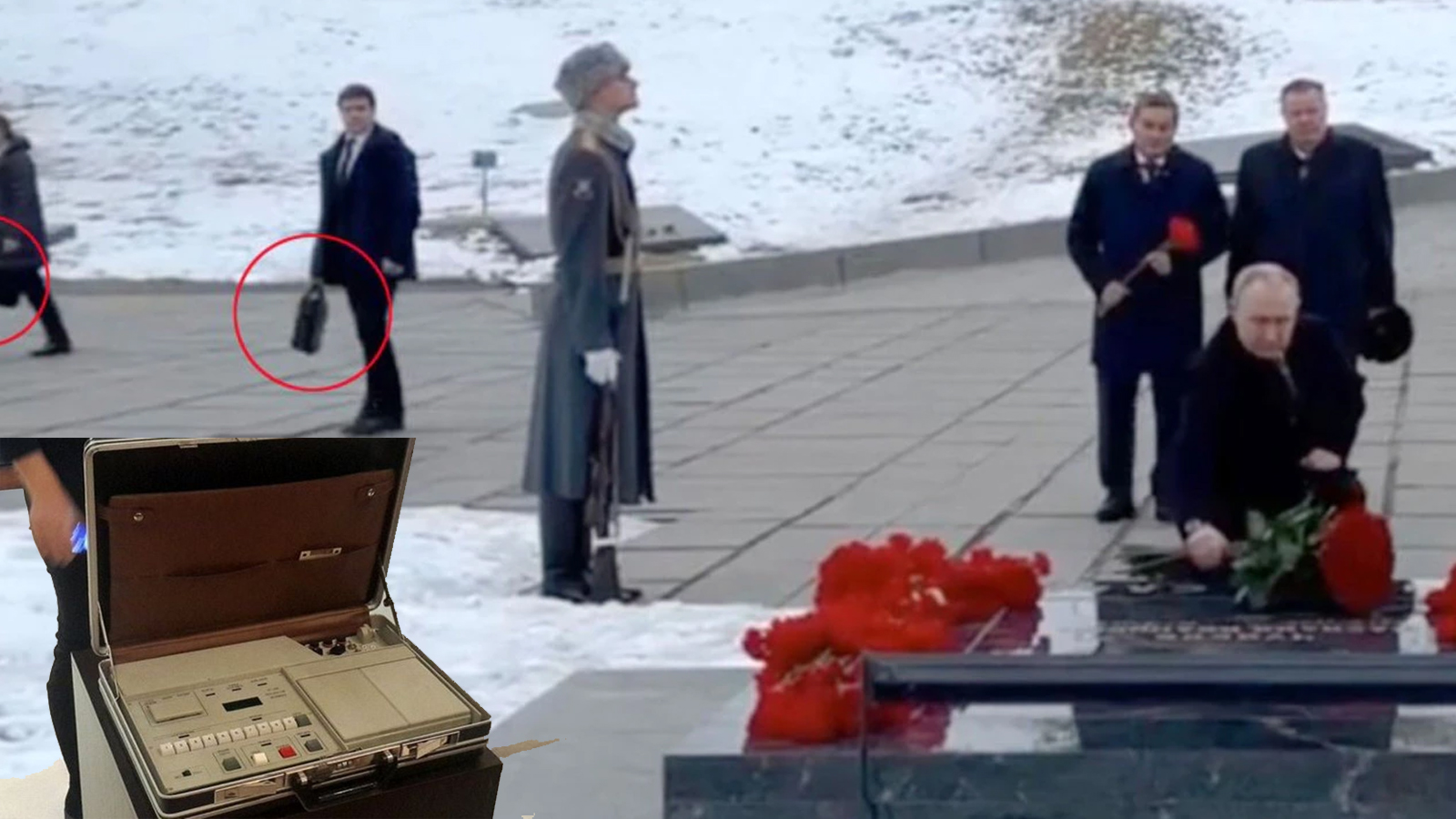 Putin with Nuclear Briefcase