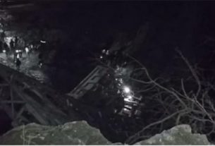 Bridge collapse in Himachal