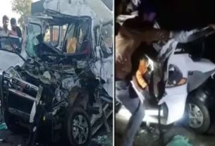 Limadi Rajkot Highway Accident લીંબડી-રાજકોટ હાઇવે બન્યો મોતનો હાઇવેઃ ગોઝારા અકસ્માતમાં ચારના મોત