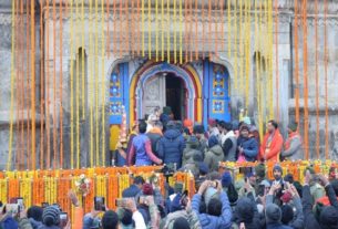 Kedarnath kapat પૂજા બાદ ખોલાયા કેદારનાથ ધામના દરવાજા, 10 હજારથી વધુ ભક્તો હાજર
