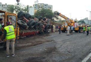 Pune Road Accident પૂણેમાં માર્ગ ગમખ્વાર અકસ્માતમાં ચારના મોત અને 18 ઇજાગ્રસ્ત