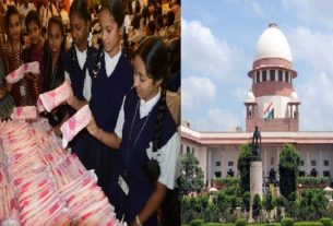 Hearing in the Supreme Court today on a petition seeking free sanitary pads for schoolgirls