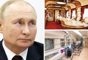 Vladimir Putin train