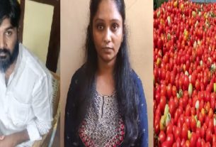 Husband and wife loot 2.5 ton tomato truck, sell it and run away, arrested by Bengaluru police