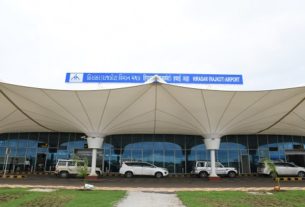 Rajkot Airport 1 વડાપ્રધાન નરેન્દ્ર મોદીના હસ્તે 27મી જુલાઈએ ગુજરાતના પ્રથમ ગ્રીનફીલ્ડ એરપોર્ટનું લોકાર્પણ