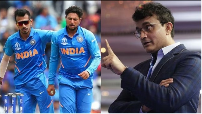 sourav ganguly suggests bcci team management to keep eye on india leg spinner yuzvendra chahal for world cup 'તેના પર નજર રાખો', ગાંગુલીએ વર્લ્ડકપ માટે આ સ્પિનરને લઈને BCCIને આપી વિશેષ સલાહ