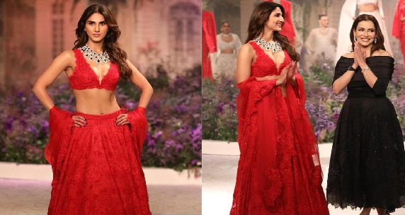 Before buying a bridal outfit, definitely check out this stylish lehenga by Vaani Kapoor, different from color to pattern.