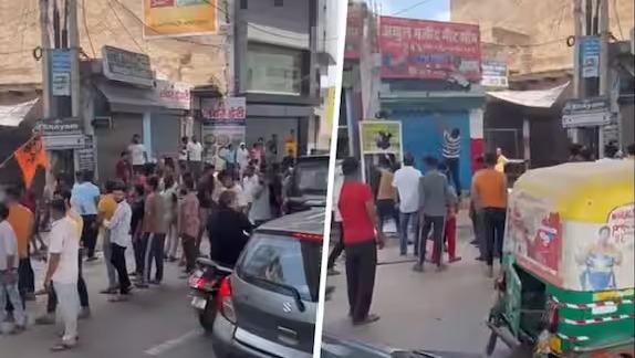 Mob sets fire to restaurants, shops after communal clash in Gurugram's Badshahpur