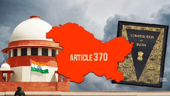 Supreme Court's strict comments on Article 370