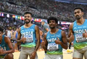 India World Athletic championship ભારત વર્લ્ડ એથ્લેટિક્સ ચેમ્પિયનશિપની 4x400m રિલેની ફાઇનલમાં ક્વોલિફાય થયું