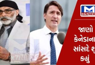 Canada's opposition leader Pierre Poilivre, Chief of Sikhs for Justice Gurpatwant Singh Pannu
