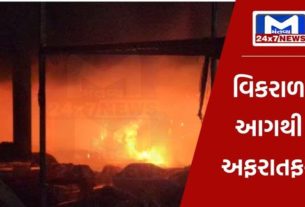 YouTube Thumbnail 70 3 પાંડેસરા વિસ્તારમાં પરાગ મિલમાં ભીષણ આગ, લાખોનું નુકસાન થયું હોવાનું તારણ