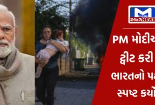 who is india standing with Israel Gaza conflict pm narendra modi tweet ઈઝરાયેલ-હમાસ ઘર્ષણમાં ભારત કોની સાથે! PM મોદીએ આપ્યો જવાબ