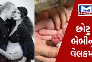 TV actress Aashka Goradia became a mother, husband Brent shared the first picture of their son