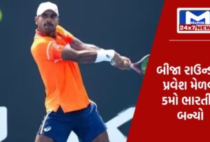 YouTube Thumbnail 2024 01 16T150718.410 ભારતીય ટેનિસ ખેલાડી સુમિત નાગલે Australian Openમાં ઇતિહાસ સર્જ્યો