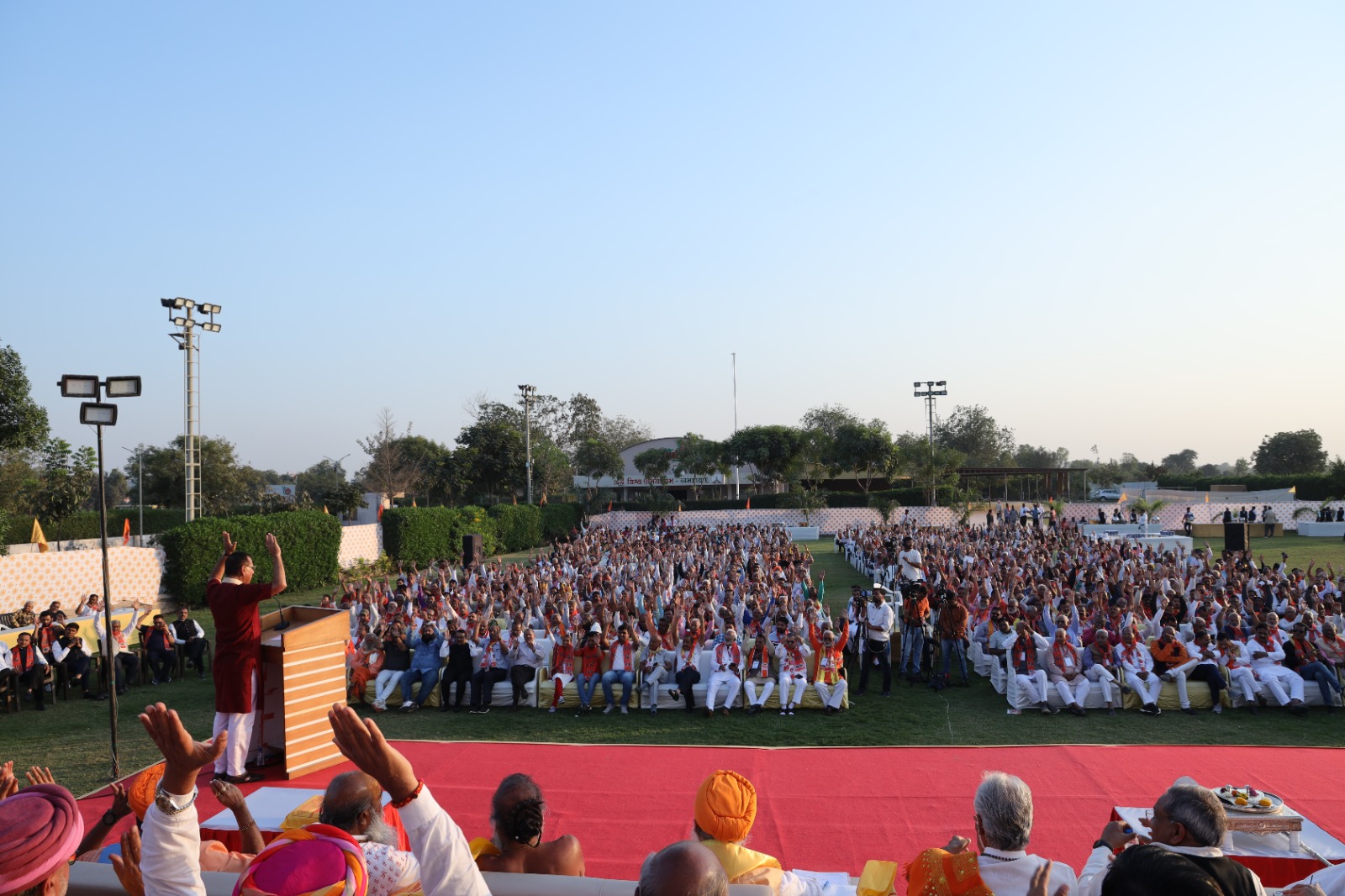 WhatsApp Image 2024 02 11 at 10.36.46 AM વિશ્વ ઉમિયાધામ ખાતે રામ જન્મભૂમિ મુક્તિ આંદોલનના 1500 કારસેવકોનું અભિનંદન કરાયું