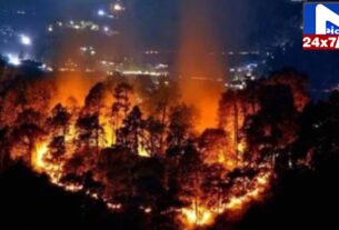 Image 9 2 નૈનિતાલના જંગલોમાં લાગેલી આગ શમવાનું નામ લેતી નથી, રહેવાસીઓને જીવનું જોખમ
