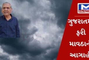 YouTube Thumbnail 2024 04 03T182116.775 ગુજરાતમાં ગરમીમાંથી રાહત! ફરી માવઠું થવાની અંબાલાલ પટેલે કરી આગાહી, ક્યા જિલ્લામાં ક્યારે પડી શકે છે વરસાદ?