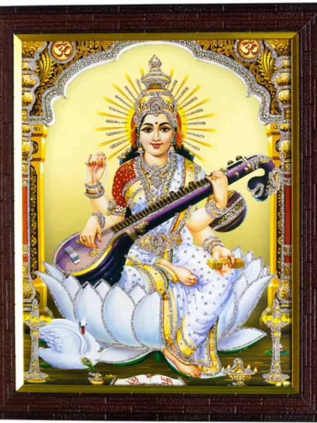 saraswati-mata-photo-frame-for-pooja-wall-decoration-hindu-god-original-imagnugqftygezyv