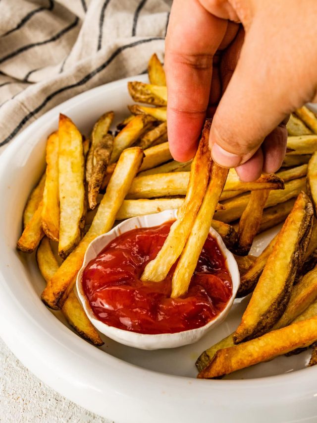air-fryer-french-fries-dip
