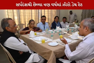 Arjun Modhwadia visits Research Institute