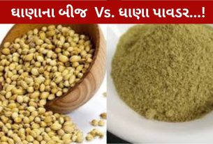 ધાણાના બીજ અને ધાણા પાવડર