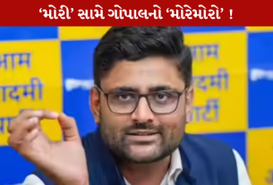 Moriએ સોલર કંપની પાસે લાખોમાં નહીં કરોડોમાં લાંચ લીધી હોવાનો આક્ષેપ ગોપાલ ઇટાલિયાએ કર્યો છે.