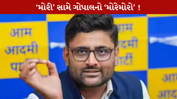 Moriએ સોલર કંપની પાસે લાખોમાં નહીં કરોડોમાં લાંચ લીધી હોવાનો આક્ષેપ ગોપાલ ઇટાલિયાએ કર્યો છે.