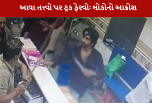 મેમ્કો માં આસામાજિક તત્વો દ્વારા રસ્તો બંધ કરી જન્મદિવશ ઉજવ્યો