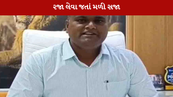 પાટણ ના પોલીસ ઇન્સ્પેક્ટર એમ વી પટેલ