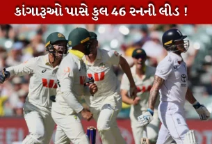 મેચ(Match) મેલબોર્ન ક્રિકેટ ગ્રાઉન્ડ ખાતે રમાઈ રહી