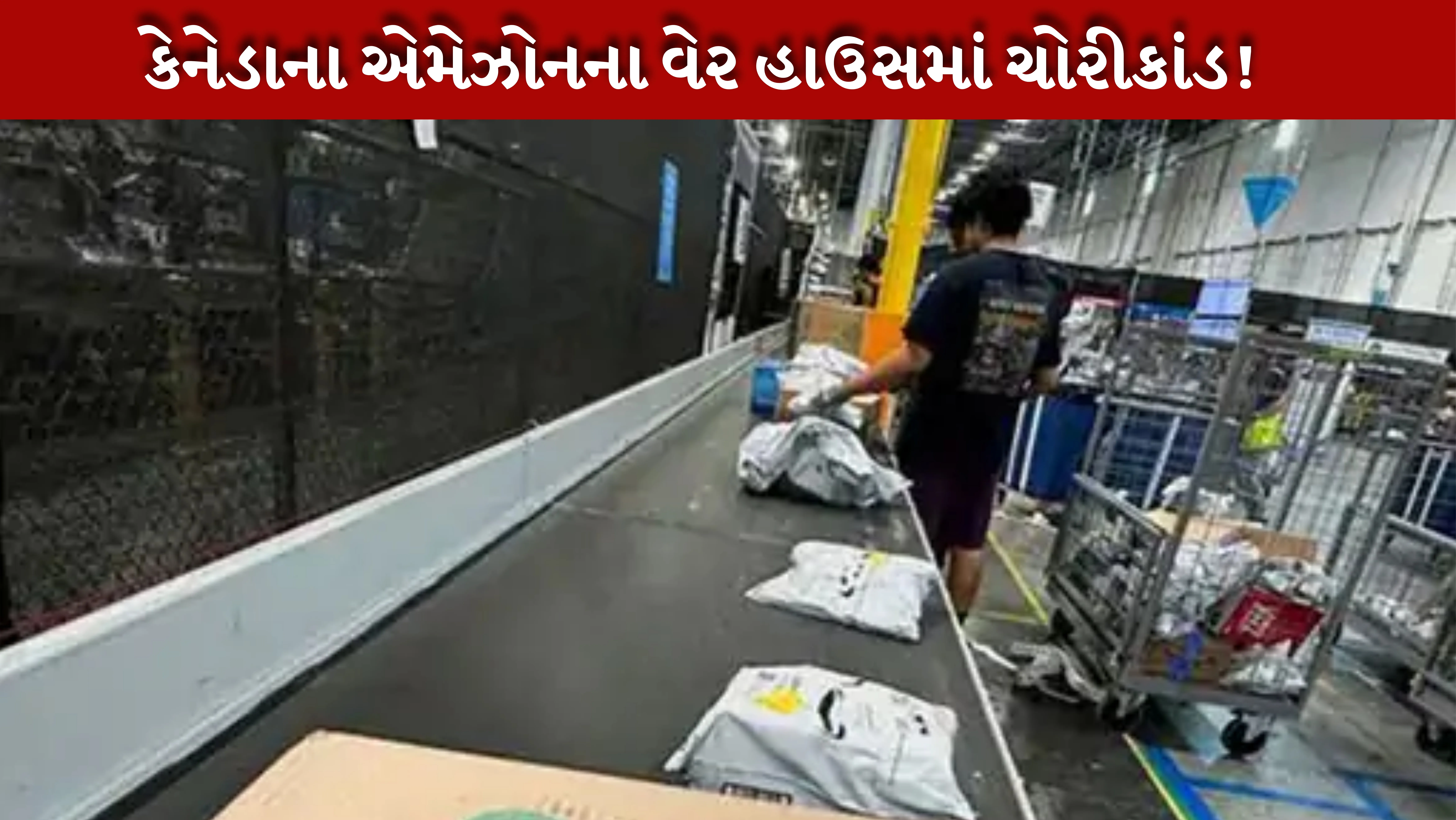 કેનેડામાં એમેઝોન (Amazon)ના વેરહાઉસમાંથી કરોડોની ચોરીનો એક મોટો કેસ સામે આવ્યો છે.