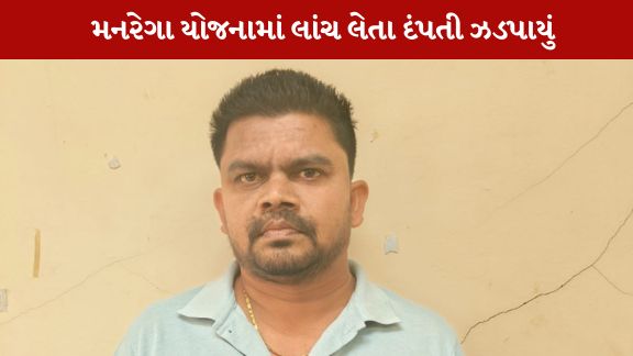 મનરેગા યોજનાના વહૂવટી કામની મંજુરી માટે લાંચ માંગી હતી