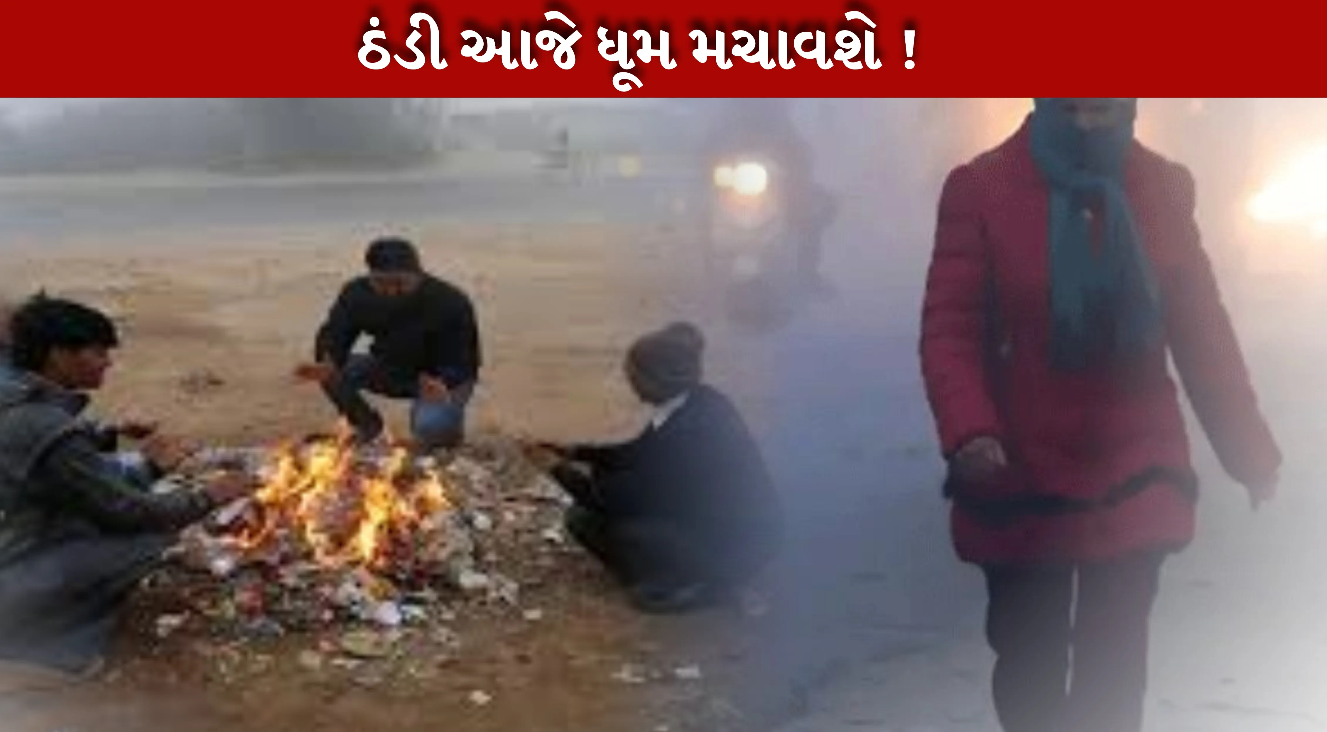 શીત લહેર (Cold Wave) અને ગાઢ ધુમ્મસ (Dense Fog)ની ચપેટમાં આવી ગયું છે