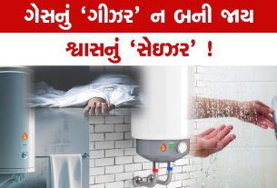 ગેસ ગીઝર ના કારણે થયેલ મોત