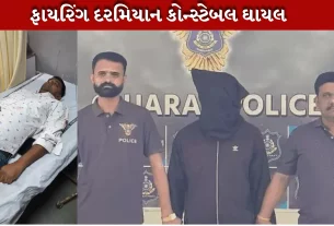 બળાત્કારના આરોપી ભગત PIના ફાયરિંગ થી આરોપી અને કોન્સ્ટેબલ ઘાયલ
