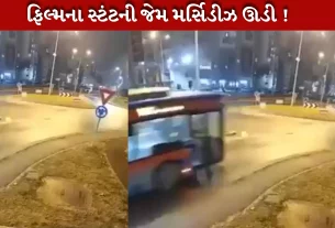 રોમાનિયામાં ઊડી કાર, ફિલ્મ સ્ટંટ રસ્તા પર