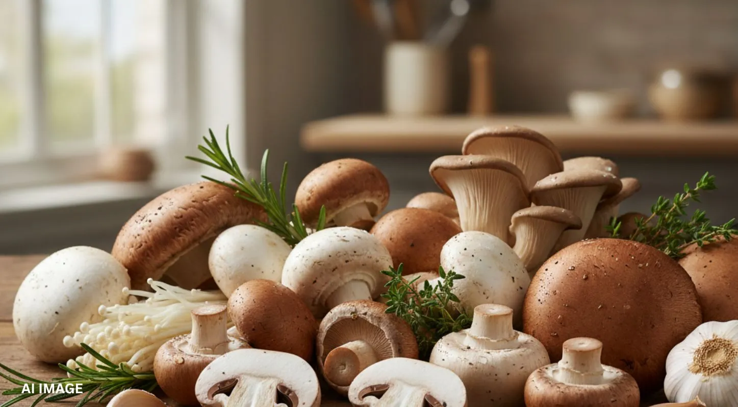 Mushroom Bhaji, મશરુમ ભાજી, હૅલ્ધી રેસિપી