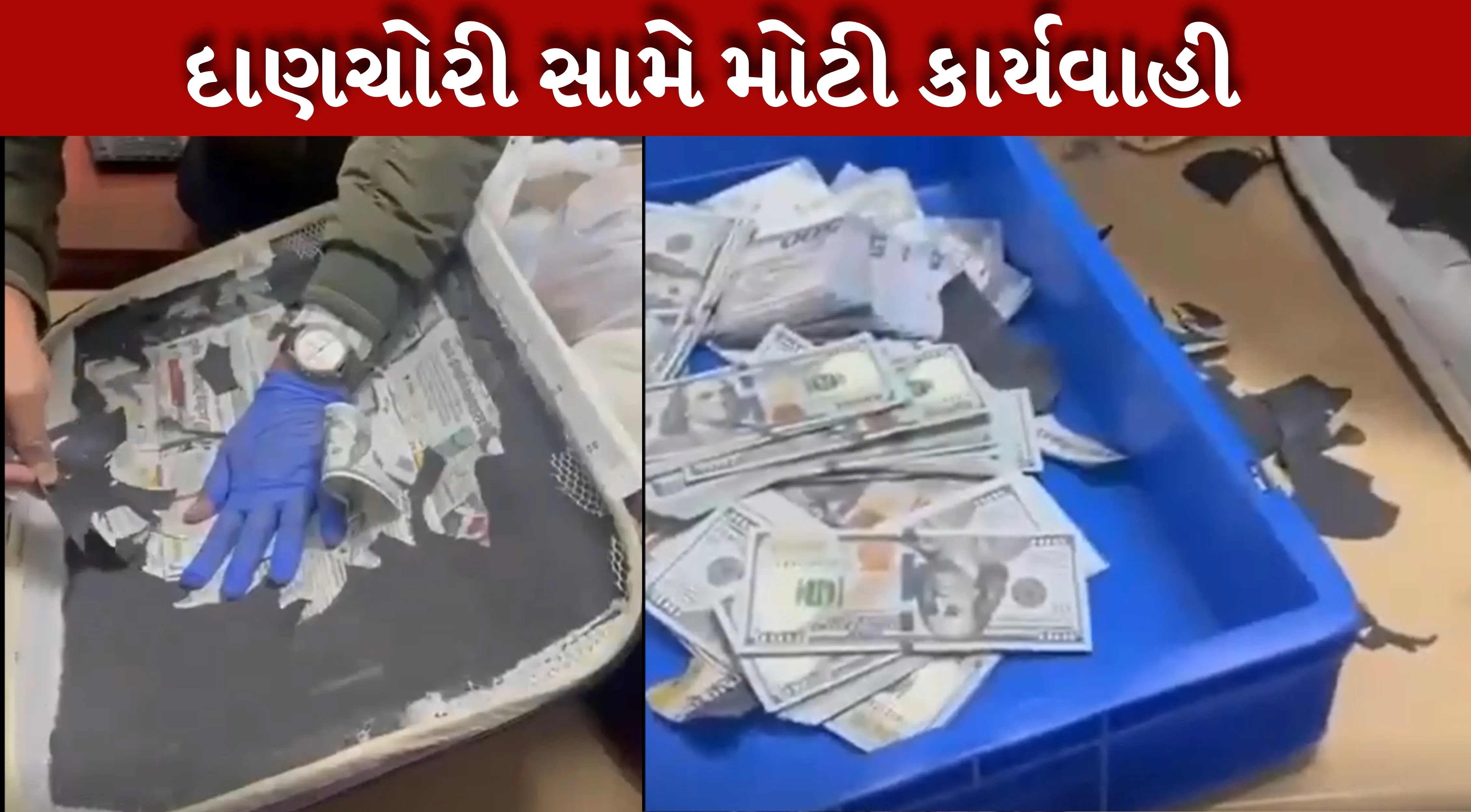 Smuggling વિદેશી ચલણની ગેરકાયદેસર કરવાનો પ્રયાસ કર્યો