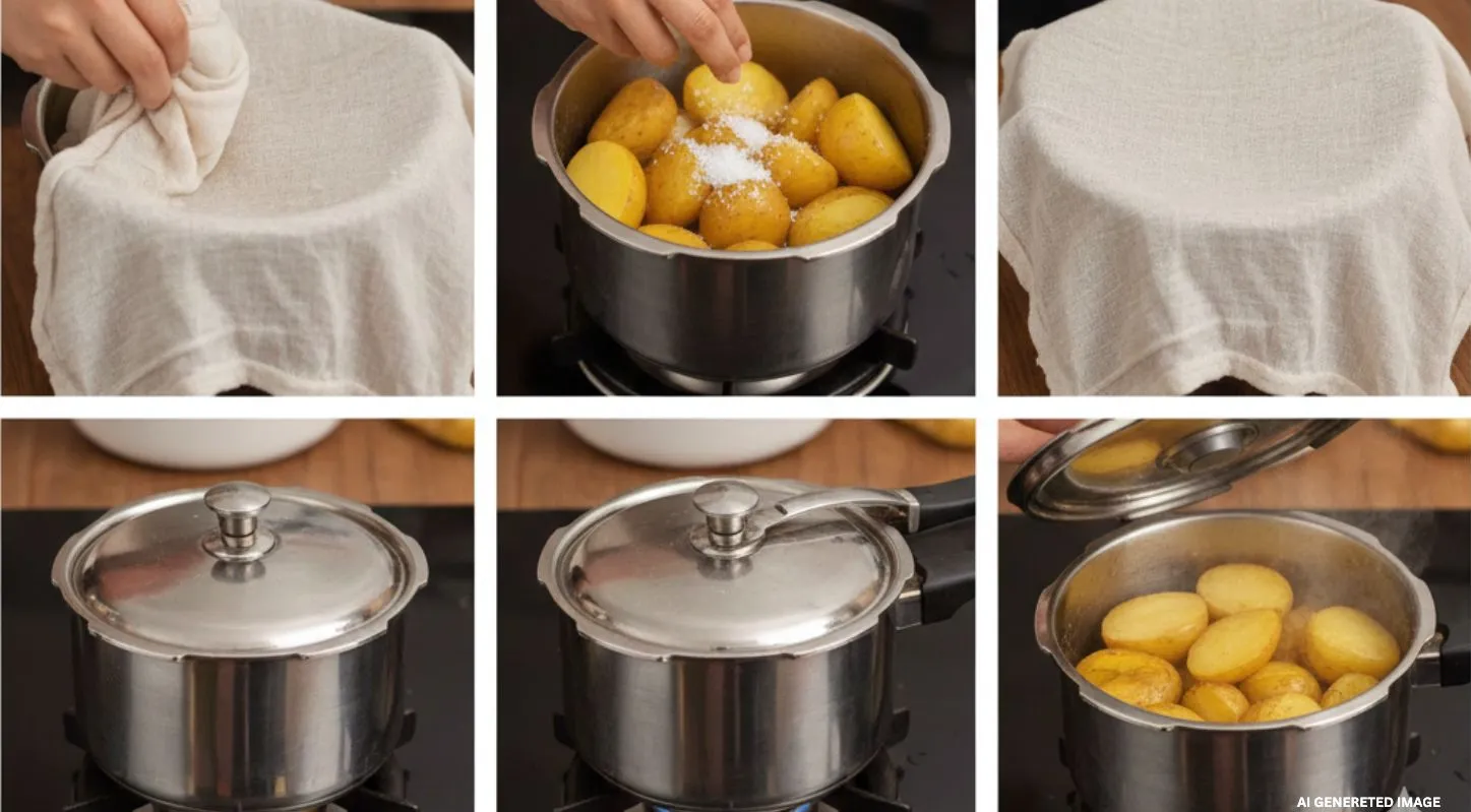Boil Potatoes, બટાટા બાફવા, પાણી, 3,ટ્રિક્સ
