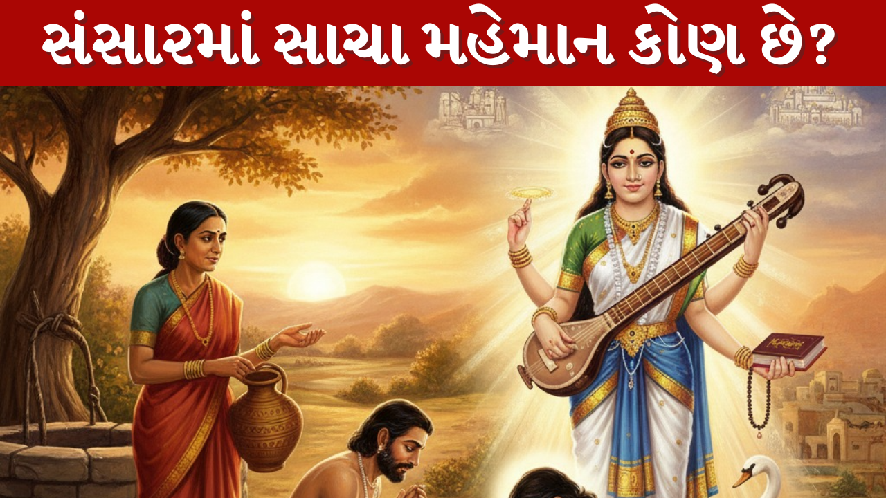 Kalidas' pride and Saraswati's teachings