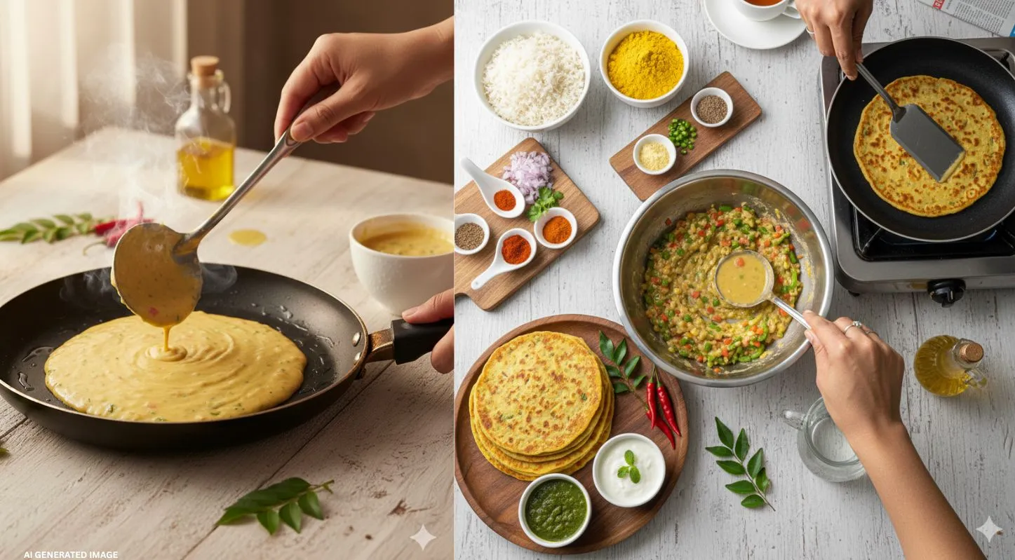 Vadhela Bhat na Cheela, વધેલા ભાતના ચીલા, બ્રેકફાસ્ટ, ટેસ્ટી, રેસિપી