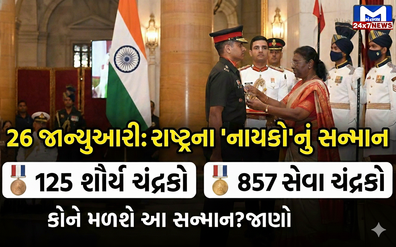 Republic Day 2026: 982 જવાનો સન્માનિત