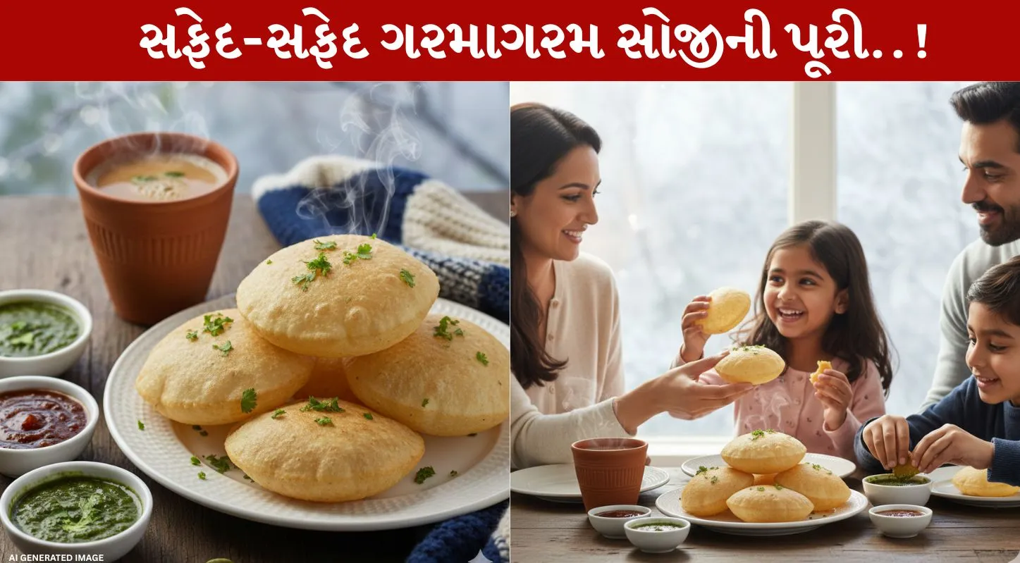 Suji Masala Puri, સોજીની મસાલા પૂરી, શિયાળા, હૅલ્ધી, રેસિપી
